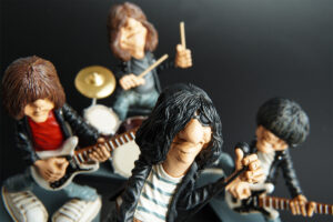 The Ramones Joey Figurine - The Comical World of Stratford. Funny Comical Figurines