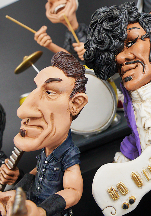 Bruce Springsteen and Prince - Comical Figurines and Art