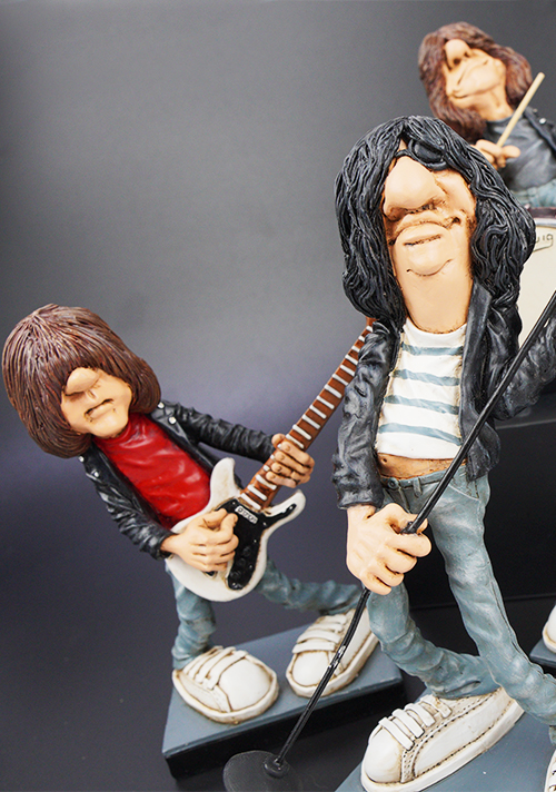 Joey Ramone and Johnny Ramone - Comical Figurines and Art