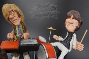 The Doors Ray Manzarek Comical Figurine - The Comical World of Stratford. Funny Comical Figurines
