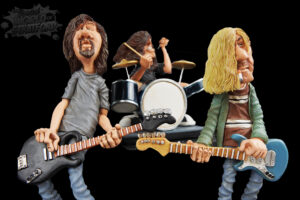 Nirvana Kurt Cobain Comical Figurine - The Comical World of Stratford. Funny Comical Figurines