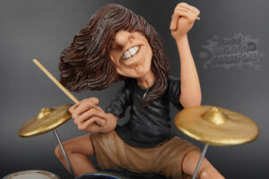 Nirvana Dave Grohl Comical Figurine - The Comical World of Stratford. Funny Comical Figurines