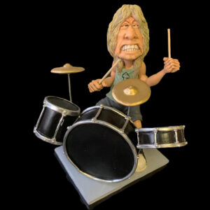 Mötorhead Phil Mikkey Dee Figurine - The Comical World of Stratford. Funny Comical Figurines